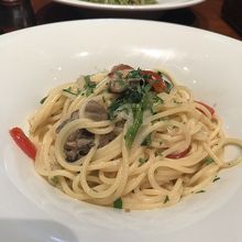 牡蠣のペペロンチーノ