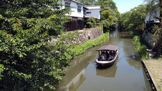 舟でのお堀巡り