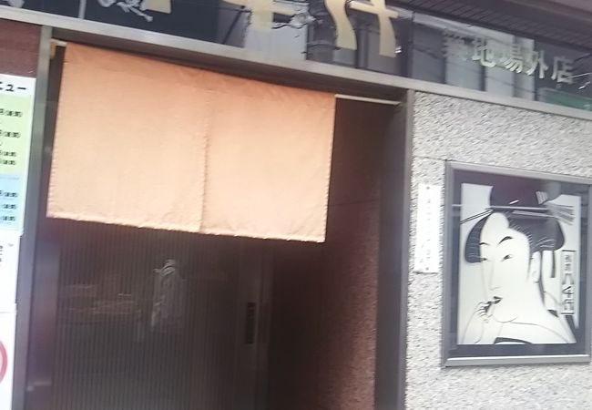 穴子のお寿司を目的で訪問しています。