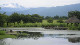 古戦場跡のある公園