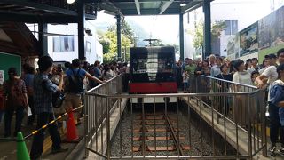 混んでいました