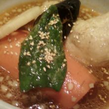 普通の辛さを選びました。