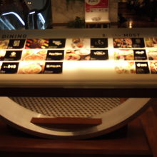 レストラン街のフロアガイド