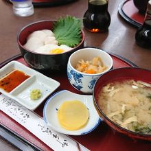 山かけホタテ丼
