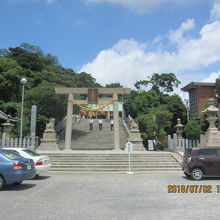 神前神社の入り口