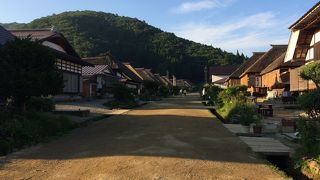 夕方はヒグラシが鳴く静かな宿場町でした