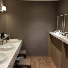 24時間利用可能、洗面台とドライヤースペース