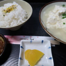 ゆし豆腐セット（小）＋油味噌