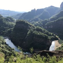 天游峰からの眺め