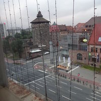 部屋からの眺め。錆がじゃまして・・・