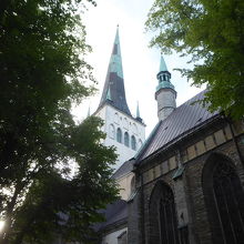 この塔はタリンの町でも目立っていました