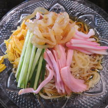 五目冷やし中華を食べました