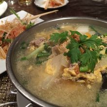 豆腐と玉子のスープ