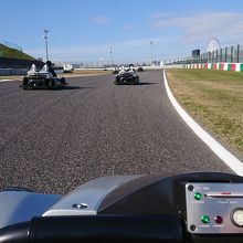 レーサー気分です