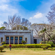 飛鳥山公園は花見客で大変な賑わいでしたが、青淵文庫は観光客はまばらでした。