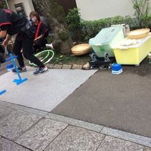 猿回しやってました！