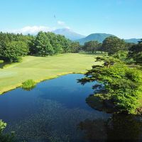 ゴルフコースが見えます