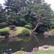 落ち着いた雰囲気の日本庭園