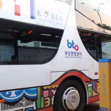 ナイトツア－で乗車したバス。