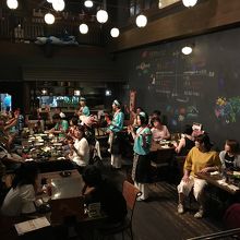 店員さんのよさこい披露