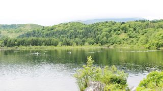 雲に隠れた利尻山