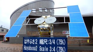 はやぶさ２の模型もあります