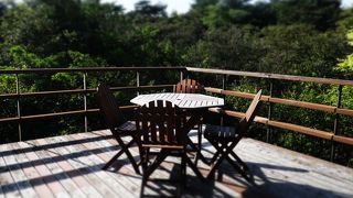 テラスでのんびり ♪