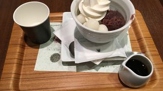 和のスイーツが楽しめます。