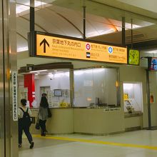 この改札から地上に出ると、東京国際フォーラム前です