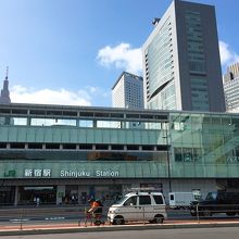 バスタ新宿に到着