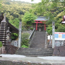 龍光寺への参道