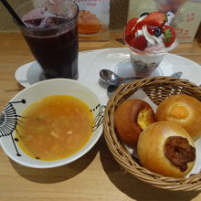 オーダーしたモーニング