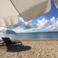 ホテル敷地内のビーチ