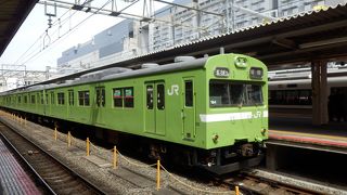 JR奈良線(みやこ路快速が)運転している路線　近鉄奈良線と競合している