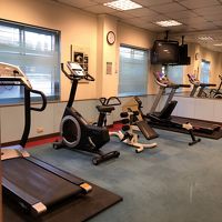 屋上にジムあり