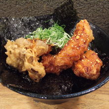 鶏天辣ぶっかけ