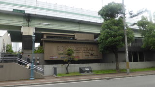 雰囲気のいいオープンテラス