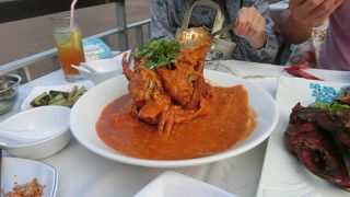 チリクラブが美味しかった