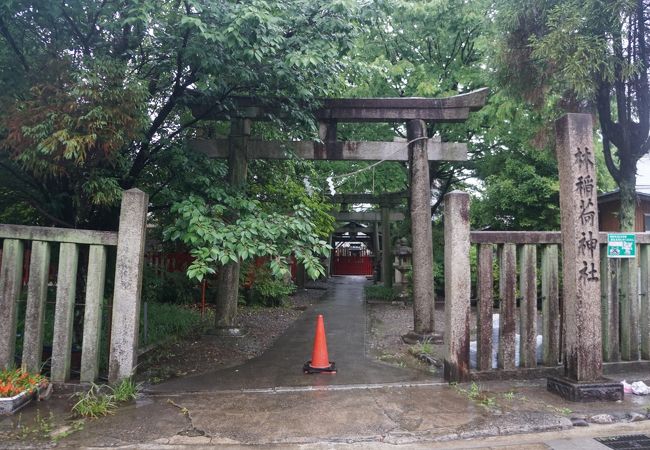 住宅地の中にお寺が集まるエリア