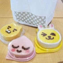 かわいいカカオフレンズのお餅