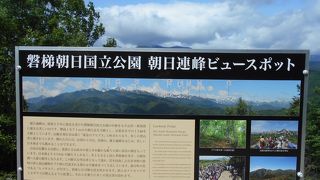 眺めるならば朝日町の林道伏辺山線のビュースポット