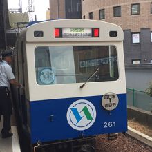 かわいい電車です