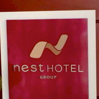 ホテル前でとった写真から