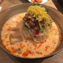 豆乳坦々冷麺大盛