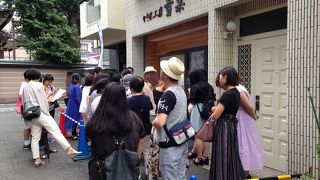 人気のかき氷店です