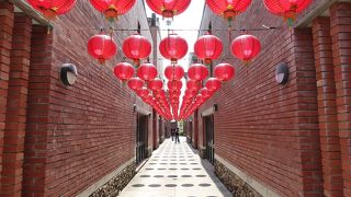 台湾伝統文化とお店が集まったテーマパーク