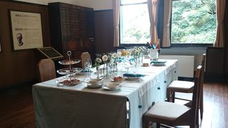 素敵な洋館、朝はすいていてオススメ