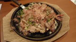 大阪の粉もんグルメを頂ける