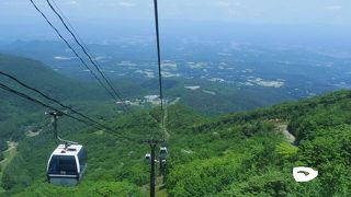 安達太良山登山に１０分の空中散歩
