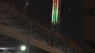 ライトアップしてますよ！